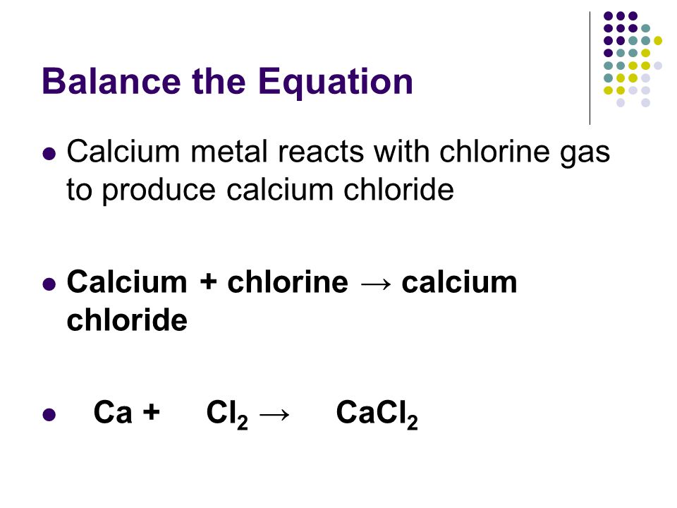 How are equations used to represent chemical reactions? - OCR 21C